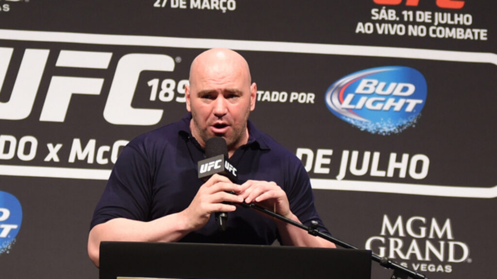 UFC press conference with Dana White