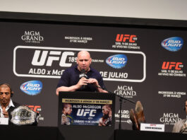 UFC press conference with Dana White, Conor McGregor and Jose Aldo