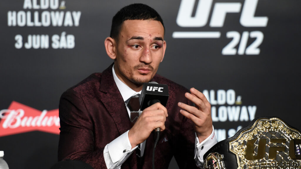 Max Holloway at his press conference