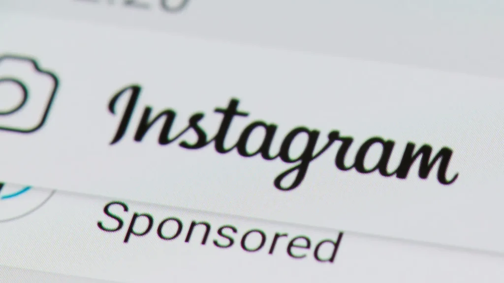 Sponsored post on Instagram feed