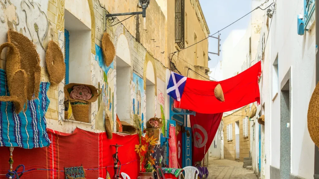 The cozy cafe in sousse, Tunisia