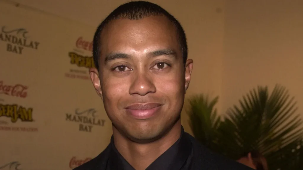 Tiger Woods at an evnt