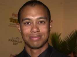 Tiger Woods at an evnt