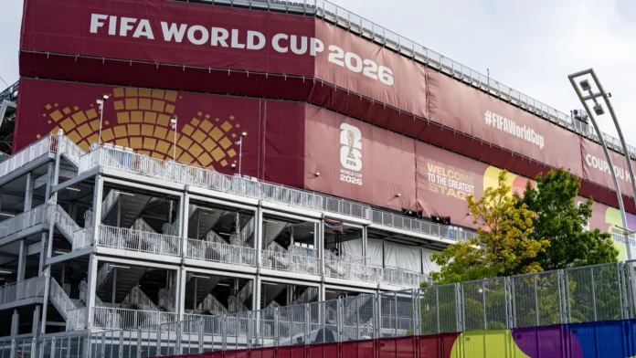 BMO Field in Toronto, which is currently branded for the 2026 FIFA World Cup
