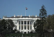 Seahawks White House visit appears unlikely The image shows the White House in Washington, D.C., viewed from the South Lawn