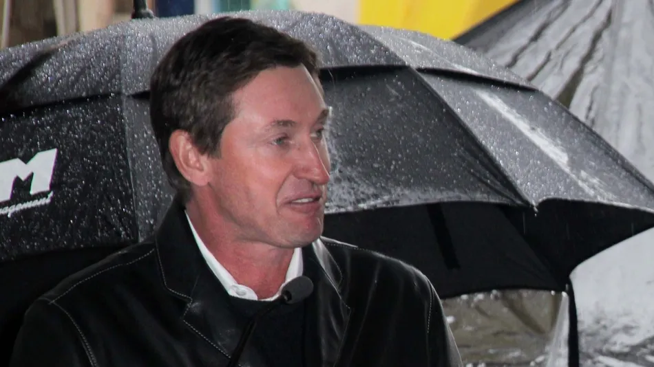 Wayne Gretzky at an event