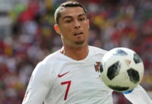Ronaldo in action during the FIFA World Cup