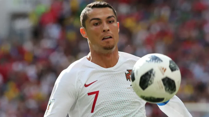 Ronaldo in action during the FIFA World Cup