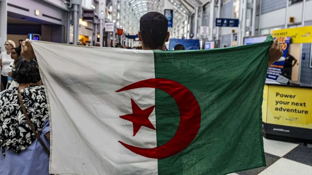 Algerian fan in Kansas City Stadium