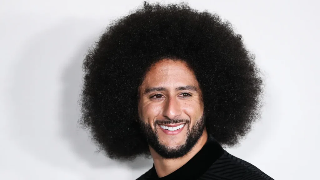 Former NFL quarterback Colin Kaepernick during a public appearance.