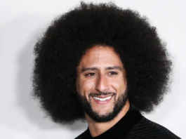 American civil rights activist and former football quarterback Colin Kaepernick