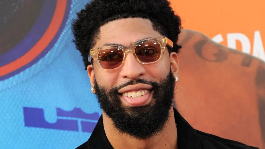 Anthony Davis at the Los Angeles premiere of Space Jam