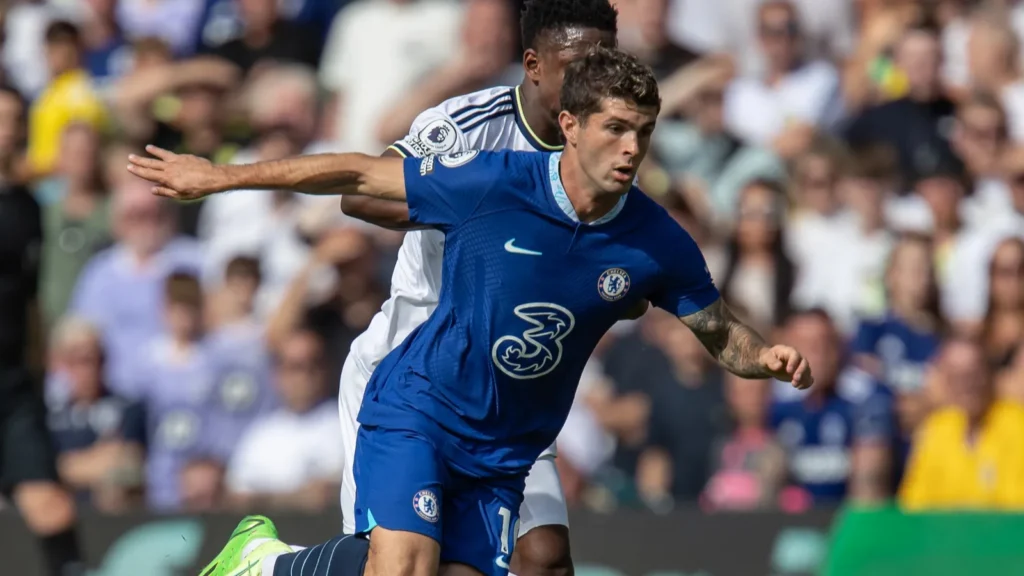 Christian Pulisic in action
