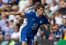 Christian Pulisic in action