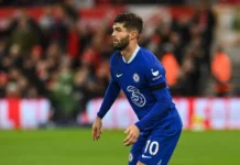 Christian Pulisic’s 2025 Gold Cup absence sparked debate around U.S. Soccer christian pulisic 10 of chelsea in action during the premier