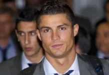 Cristiano Ronaldo arriving for a game