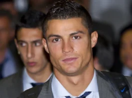 Cristiano Ronaldo arriving for a game