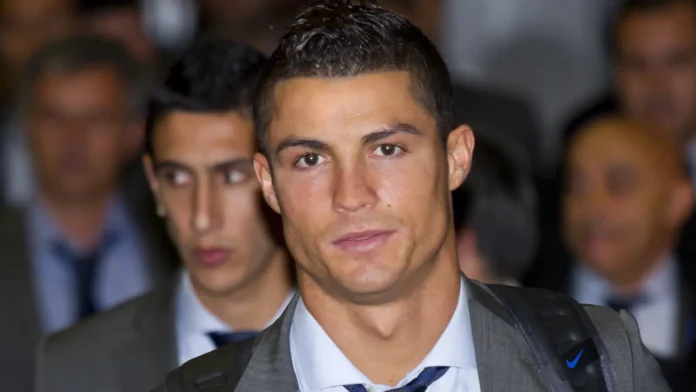 Cristiano Ronaldo arriving for a game