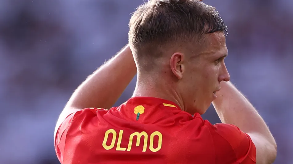 Dani Olmo of Spain