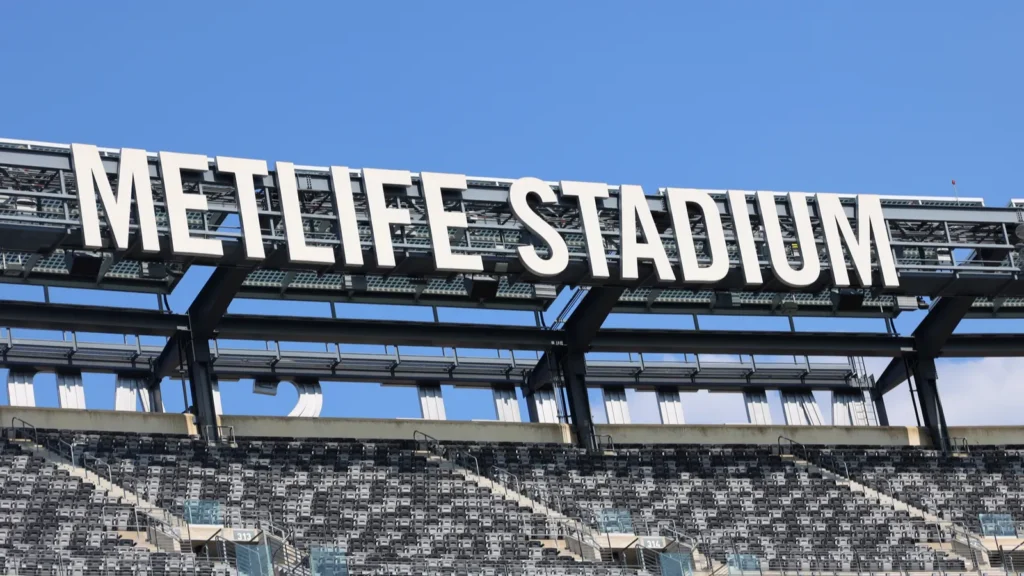 Interior of East Rutherford Metlife stadium