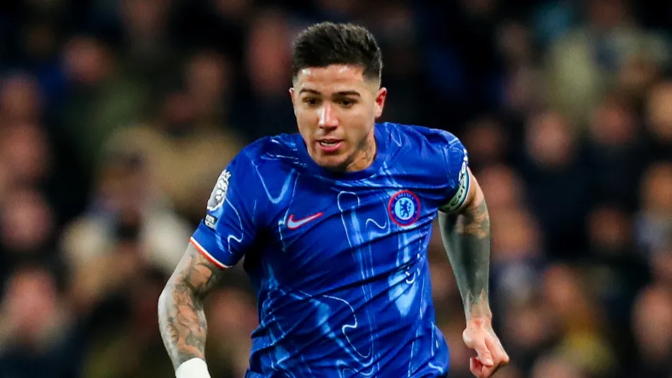 Enzo Fernandez of playing for Chelsea