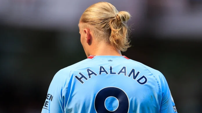 erling haaland 9 of manchester city Erling Haaland 9 of Manchester City