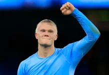 Erling Haaland’s 3-word post goes viral after Norway’s World Cup shock against Brazil Erling Haaland 9 of Manchester City celebrates a victory