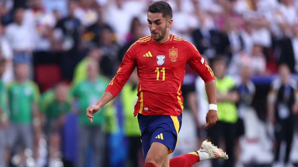 ferran torres of spain in action during the uefa euro