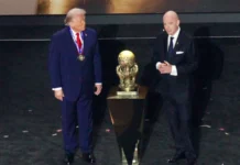 Gianni Infantino created and awarded a FIFA Peace Prize to Donald Trump