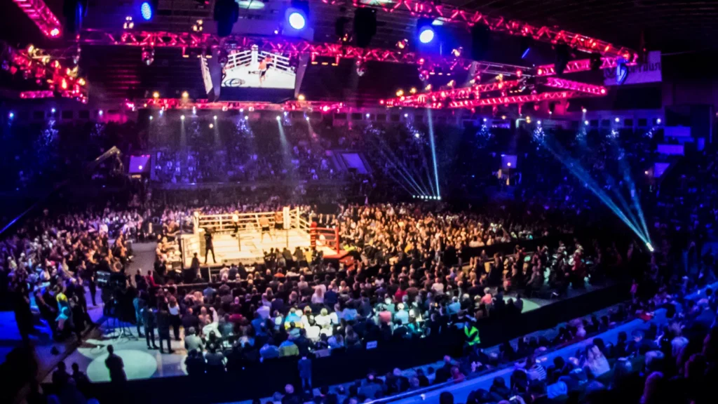 A boxing arena