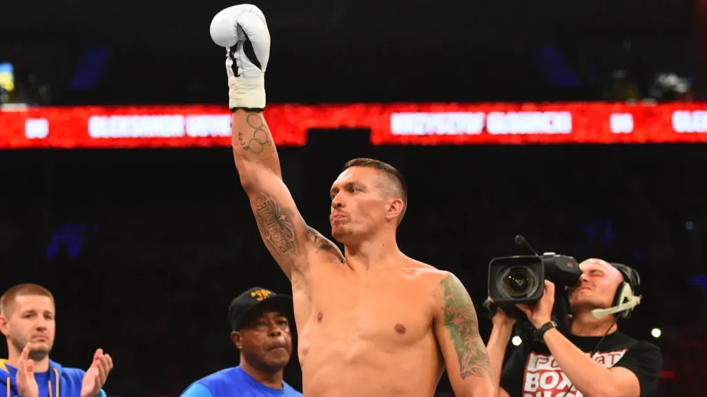 Professional boxer Oleksandr Usyk