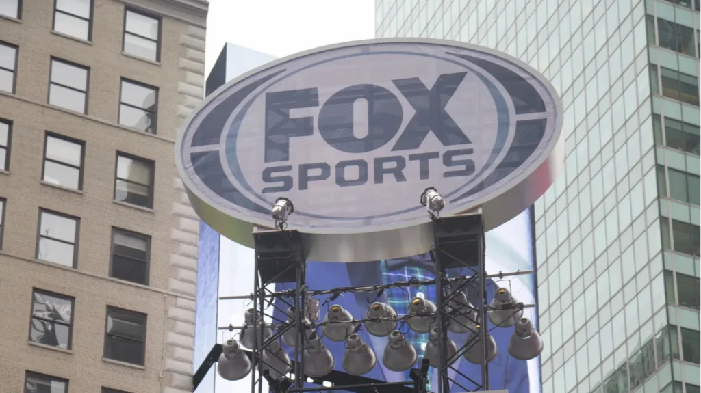 Fox Sports logo, a division of the Fox Corporation