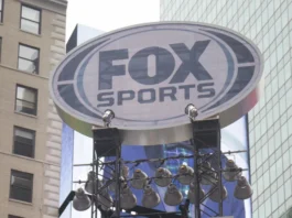 Fox Sports logo, a division of the Fox Corporation