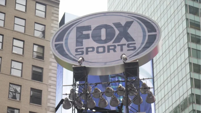Fox Sports logo, a division of the Fox Corporation