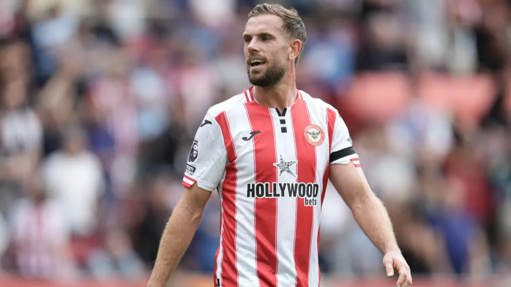 jordan henderson of brentford during the premier league match brentford