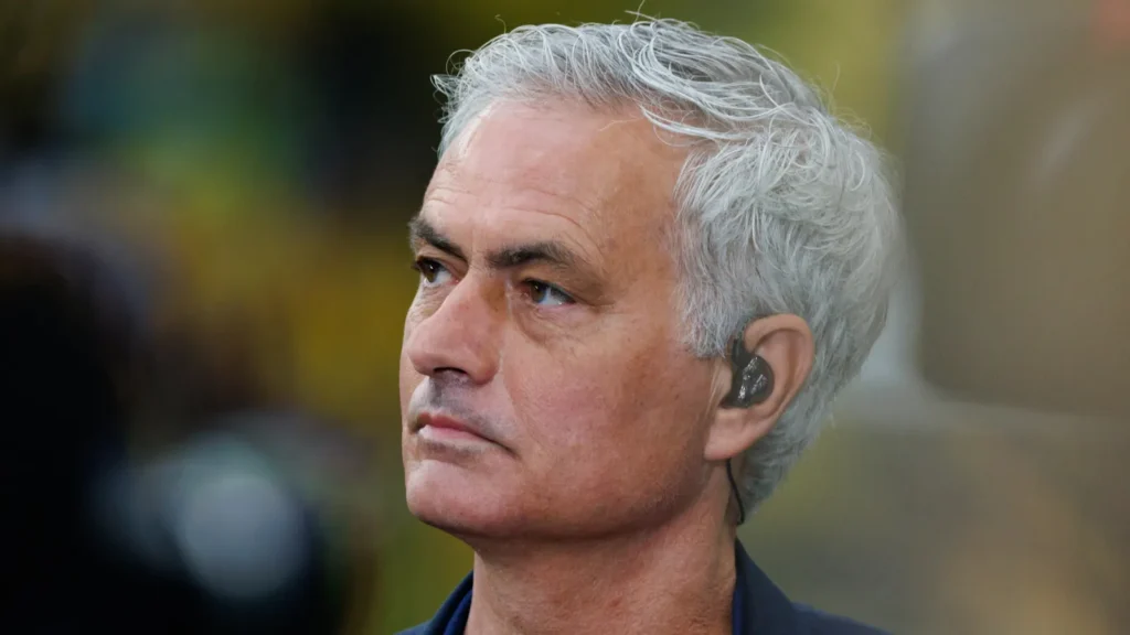 Jose Mourinho during Champions League 2024 final game
