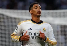 jude bellingham during champions league 2024 final game between
