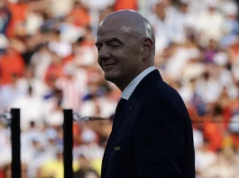 Gianni Infantino at the World Cup final