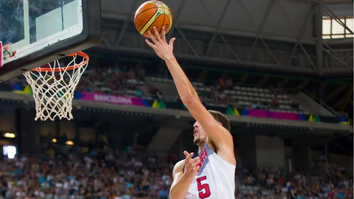 Klay Thompson of team USA