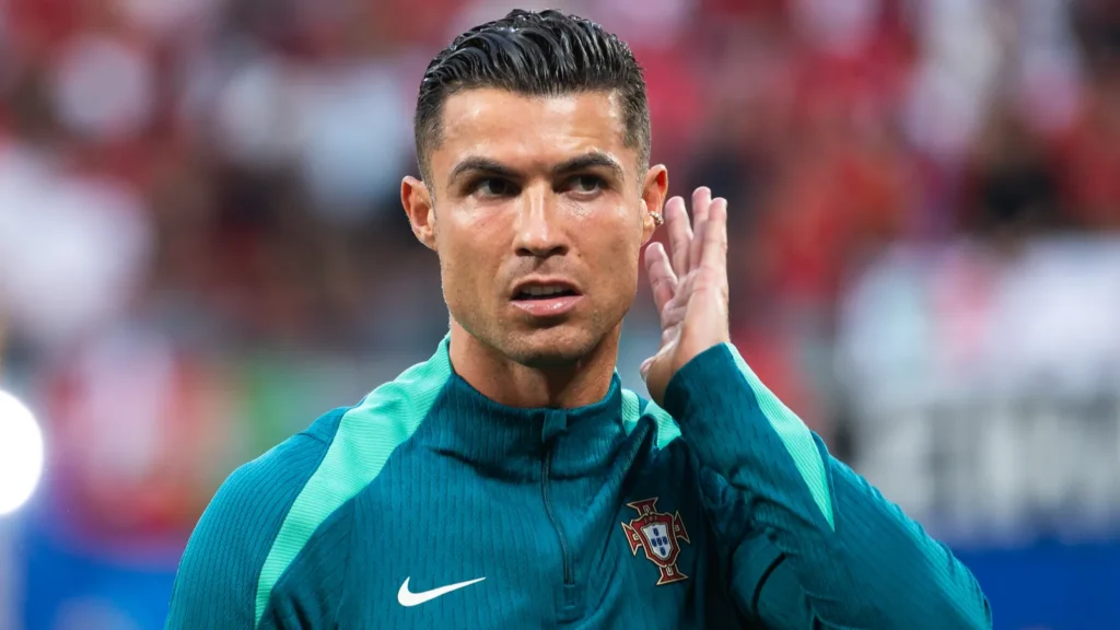 Close-up of Cristiano Ronaldo