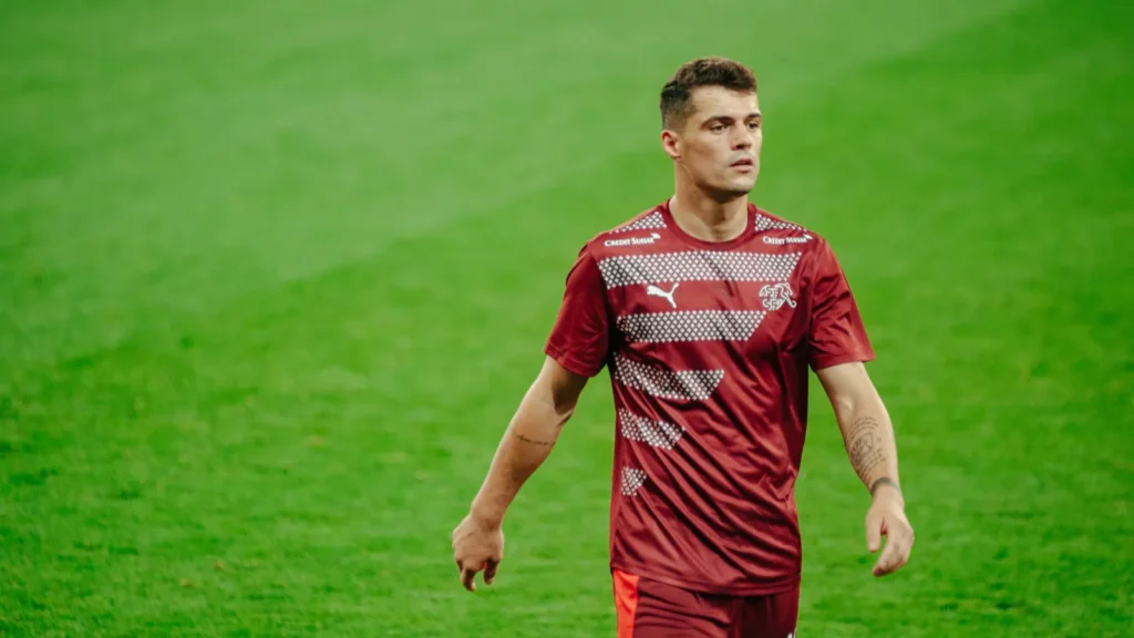 Granit Xhaka during a game