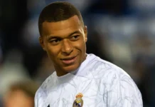 Close-up of Kylian Mbappé