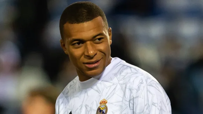Close-up of Kylian Mbappé
