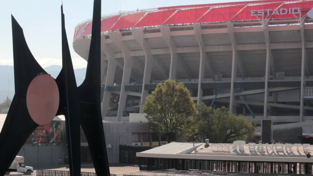 Estadio Azteca, located in Mexico City
