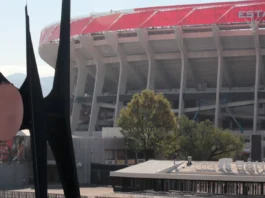 Estadio Azteca, located in Mexico City