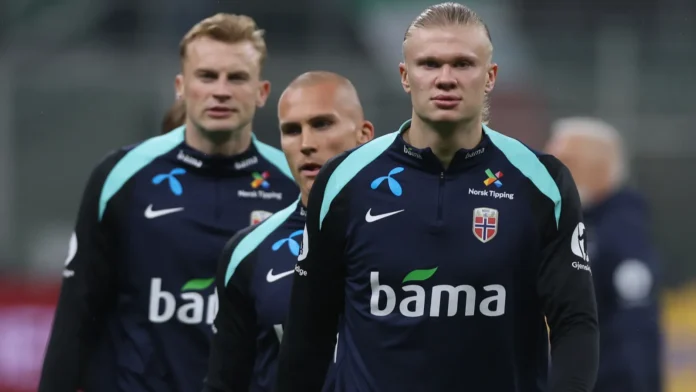 Team Norway before a game