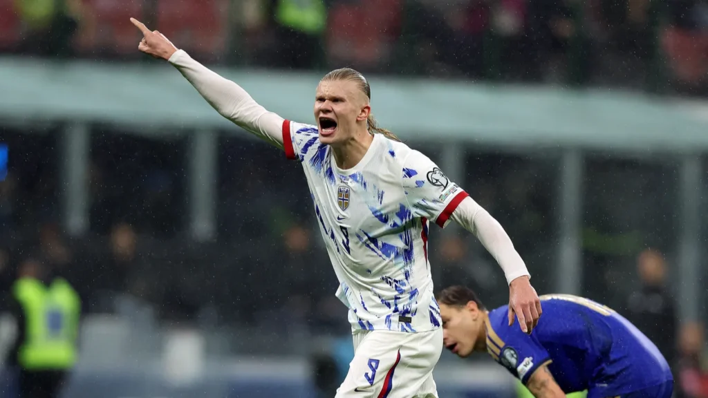Haaland during a game