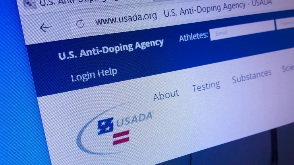 Homepage for the U.S. Anti-Doping Agency