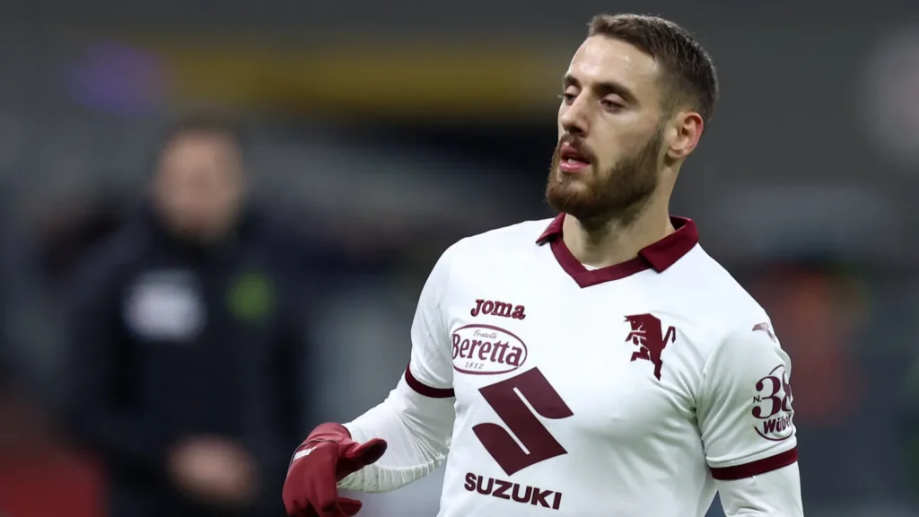 Nikola Vlasic during a match