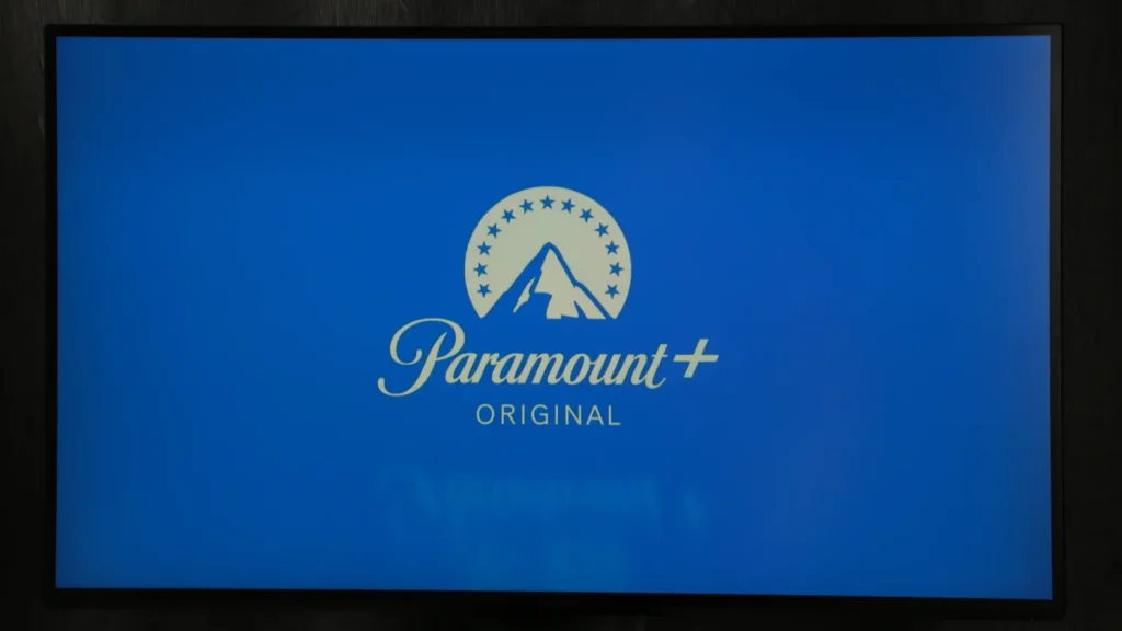 Paramount+ logo on smartphone screen